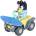 Bluey мини игрален комплект с фигурка - плажно превозно средство (BLU17549)