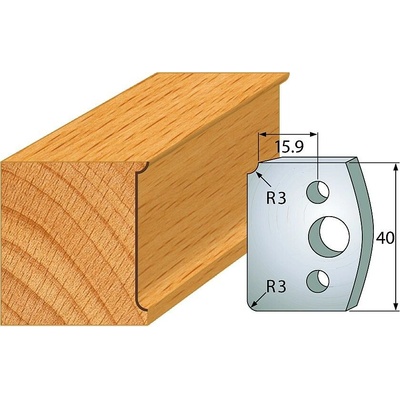 IGM Professional IGM Profil 170 - pár nožov 40x4mm SP F026-170