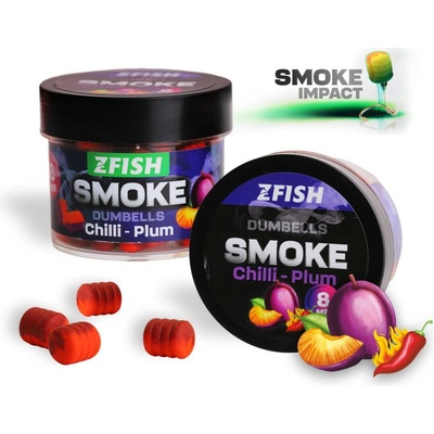 Zfish Smoke Dumbells 8 mm 20 g Chilli Plum