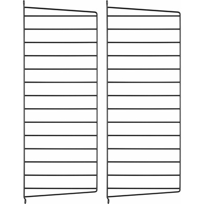 String Nástěnný panel 75 x 30 cm, Black, 2 kusy, SW7530-13-2