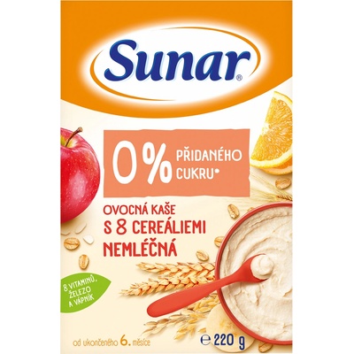 SUNAR ovocná s 8 cereáliemi 220 g – Zboží Dáma