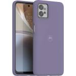 Motorola Калъф за Motorola Moto G32, полиуретанов (мек), Motorola G32-SC-SFT-DBK, лилав (G32-SC-SFT-DBK)