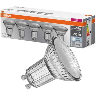 Osram LED reflektor GU10 2,6W 4 000K 230lm 36° 5ks