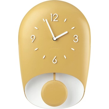 Guzzini Стенен часовник с махало Home Bell горчица (168604206)