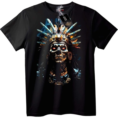 NOONEBRAND Тениска Войнишки Череп - 3XL, Black