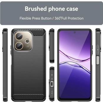 OPPO A5 Pro 5G Карбонов TPU Калъф и Скрийн Протектор - 3 цвята