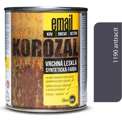 Slovlak Korozal Email 10 kg antracit