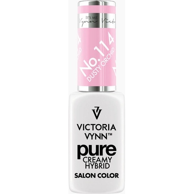 VICTORIA VYNN Hybridní gel lak PURE CREAMY HYBRID 114 Dusty Orchid 8 ml
