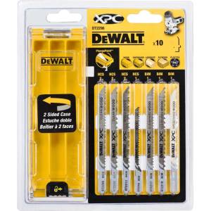 DEWALT - Комплект ножове за дърво от 10 части DT2296 (DT2296)