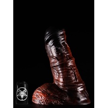 Twisted Beast Nessus Dildo Inferno XL prémiové silikónové dildo 34,6 x 9,4–11,6 cm