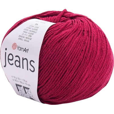 YARNART Jeans 66 Claret Плетива прежда (Jeans 66)