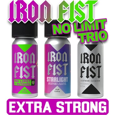 IRON FIST TRIO NO LIMIT BALÍČEK 3 x 24 ml