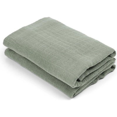 NUUROO Bao Mušelínové Solid Warm Green 2 ks