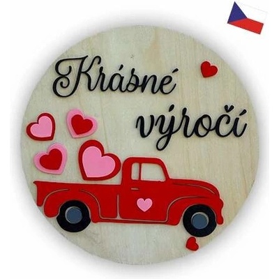 Nekupto Dřevěná cedule srdce do kuchyně Ze všech lásek