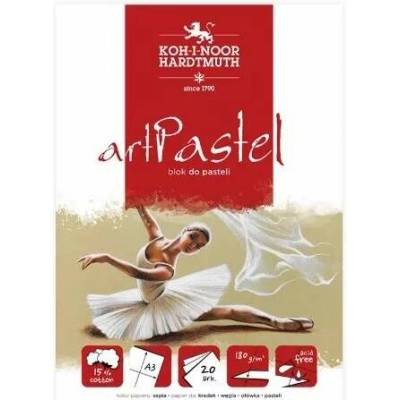 Koh I Noor Skicár A5 na pastel sépiový lepená väzba 180g/m2 20 listov