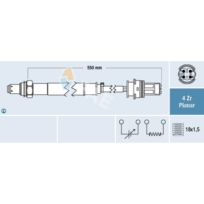 Lambda sonda FAE 77442