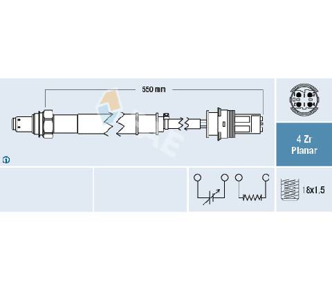 Lambda sonda FAE 77442