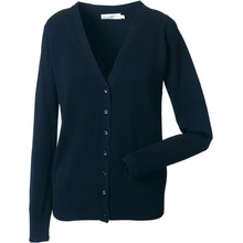 Russell Cardigan 715F s výstřihem do V pletený dámský COT-11715F29001 Navy french