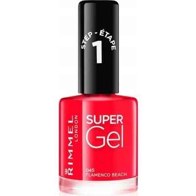 Rimmel Super Gel 045 Flamenco Beach gelový lak na nehty 12 ml