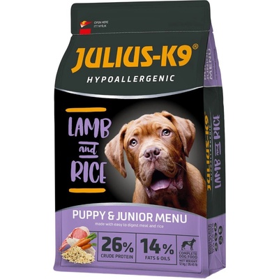 Julius-K9 Hypoallergenic Puppy & Junior Lamb & Rice 12 kg