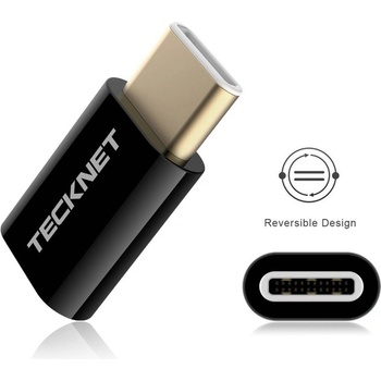 TeckNet Адаптер TeckNet TF001, от USB C(м) към USB micro B(ж), черен