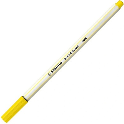 Stabilo Pen 68 Brush citrónový