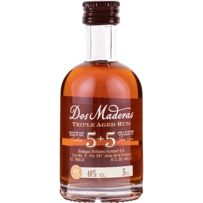Mini Dos Maderas 5y 40% + 5y 0,05 l (holá láhev)