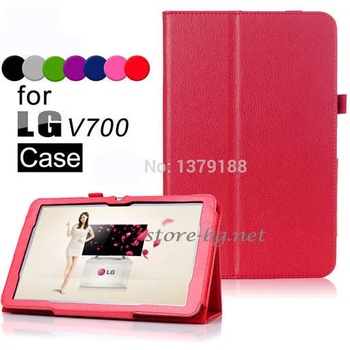 LG G Pad 10.1 V700 Wallet Кожен Калъф + Протектор