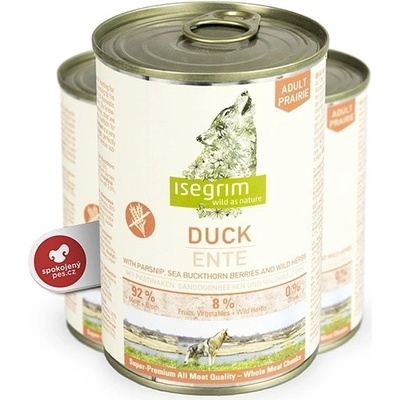 Isegrim Dog Adult Duck with Parsnip Sea Buckthorn & Wild Herbs 400 g