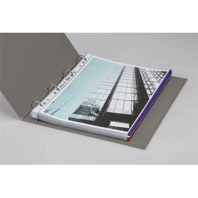 DURABLE 265403 PREMIUM transparentní s červeným okrajem A4 PP 80 mikronů 10 ks