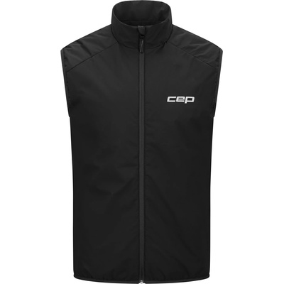 CEP Дамски елек за бягане CEP Women's Core Run Thermal Vest, Reversible Running vest - Black (129-0105-0113)