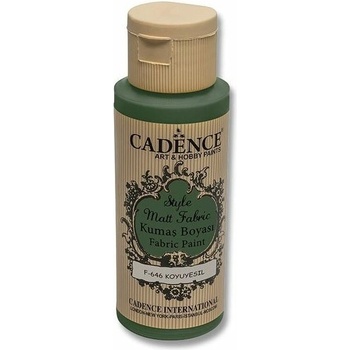 Farba na textil CADENCE STYLE MATT FABRIC 59 ml matná tm.zelená