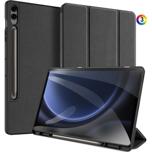 Samsung Galaxy Tab S9 FE+ Кожен Калъф и Протектор - store-bg - 39,90 лв