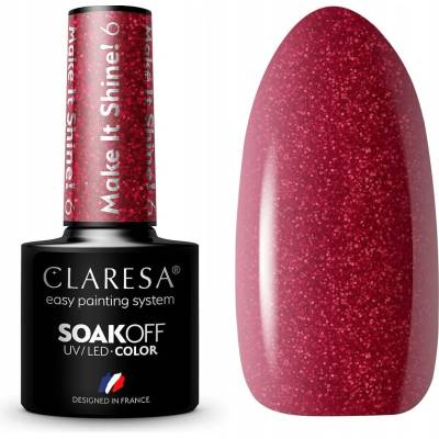 Claresa Make It Shine 6 5 ml hybridní lak na nehty