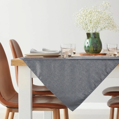 Eurofirany Obrus EDNA sivo strieborný sivá Polyester 85x85cm