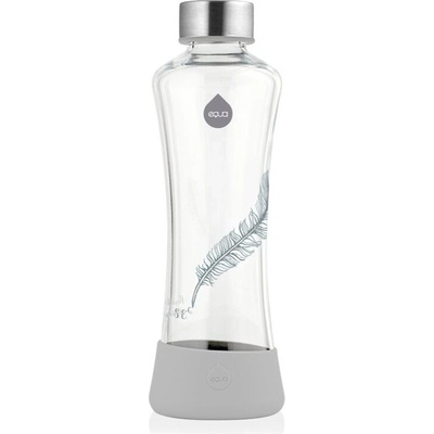 Equa Glass skleněná láhev na vodu barva Feather 1 ks