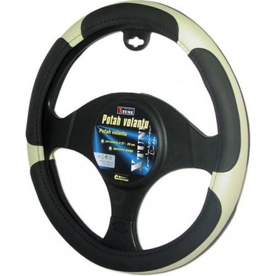 Compass Univerzální potah volantu Grip 37 - 39 cm černo / béžový -