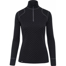 Dámske funkčné tričko zip merino XTREME Thermowave čierna