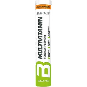 BioTechUSA Multivitamin Effervescent Tabs [20 разтворими таблетки] Портокал