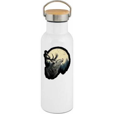 123TRIKO termoska Troubící jelen, linoryt 500 ml