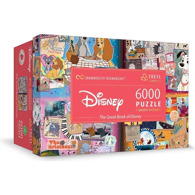Trefl Пъзел Trefl от 6000 части - Великата книга на Дисни (81037)
