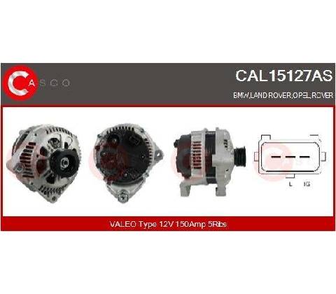 Generátor CASCO CAL15127AS