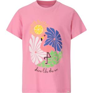 ZIG ZAG Детска тениска ZIG ZAG Kid's Corynne S/S T-Shirt - Begonia Pink - размер 92 (EU) (704-5900-0111)
