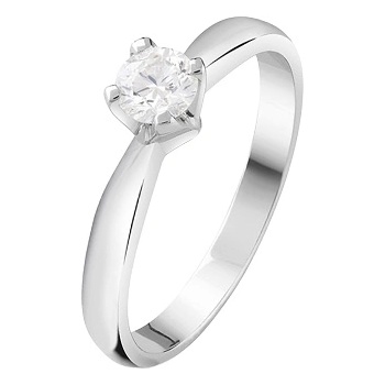 Bliss Диамантен пръстен от бяло злато Bliss 20102447 (20102447)