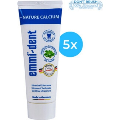 Emag Emmi-dent Nature s vápníkem 5 x 75 ml