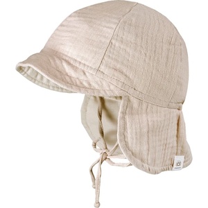 maximo Детска шапка с козирка maximo Kid's Mini Schildmütze Musselin Cap - Beige Melange - размер 51 cm (904-1882-0212)