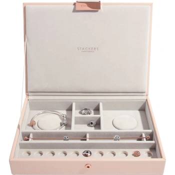 Stackers Кутия за талисмани Stackers класическа с капаче светлорозова (73791)