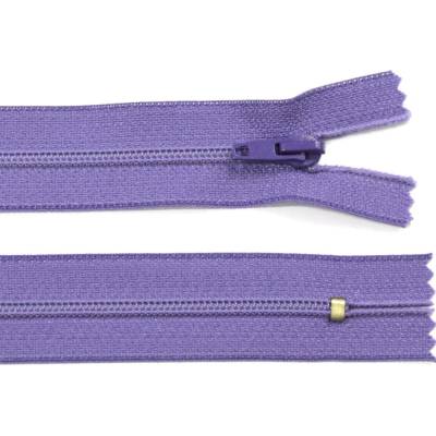Spirálový zip no.3 nerozepínací 25cm - více barev color: 571 fialová