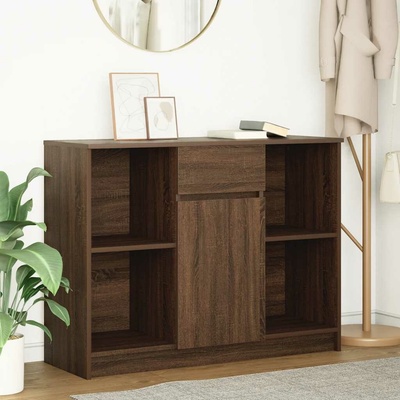vidaXL 11461.861568 příborník se zásuvkou Hnědý dub 101x35x76 cm