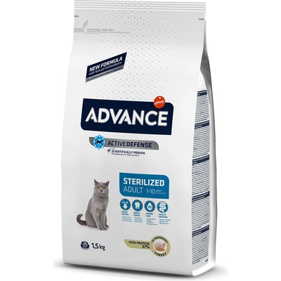 Affinity 1, 5кг Sterilized Advance Cat, суха храна за котки - с пуешко